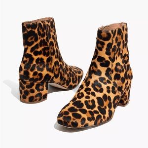 The Jada Boot in Leopard Calf Hair- Madewell